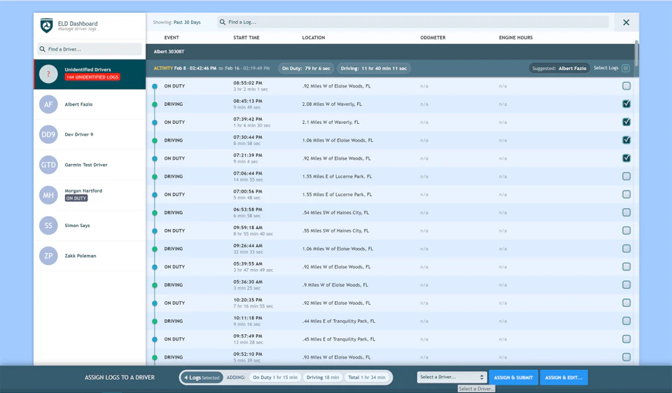 screenshot of Forward Thinking GPS